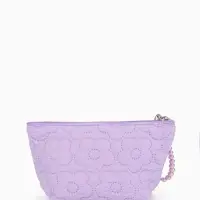 Косметичка дор Цветок 22*6*16, отд на молнии, сиреневый