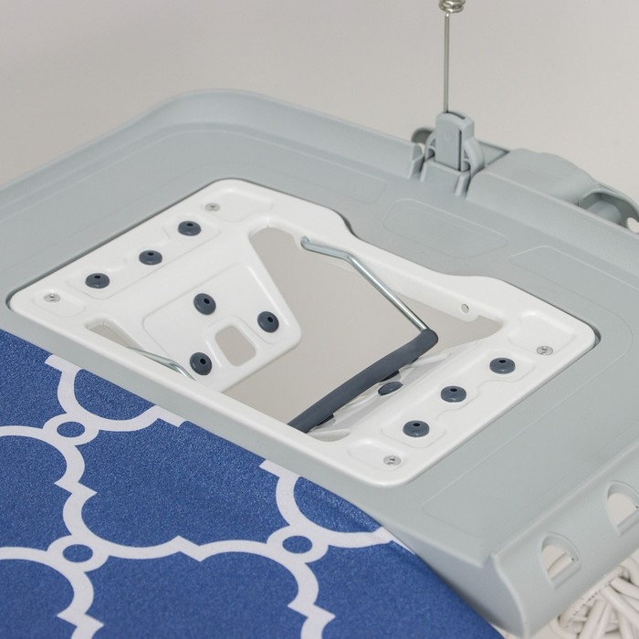 Доска гладильная Haushalt. Scandinavian, 123,5×46 см, цвет синий Доска гладильная Haushalt. Scandinavian, 123,5×46 см, цвет синий