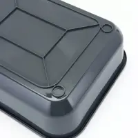 Туалет для кошек &laquo;Марсель&raquo;, 50&times;34.5&times;12 см, глубокий, с сеткой, полипропилен, серый