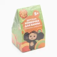 Бомбочка для ванны 40г в коробке, детская, Чебурашка