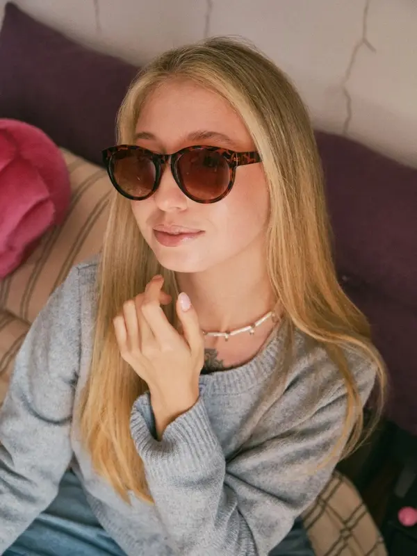 Очки солнцезащитные женские &laquo;OneSun. Леопардовый принт&raquo;, uv 400, линза 5.2&times;6 см, коричневый