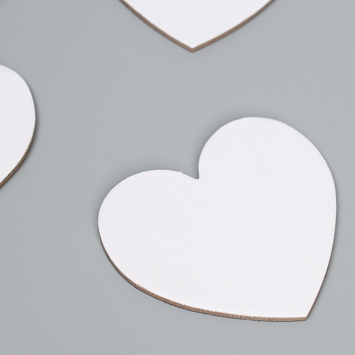 Набор холстов на магните «Сердце», 7,5 см, 4 шт Набор холстов на магните «Сердце», 7,5 см, 4 шт