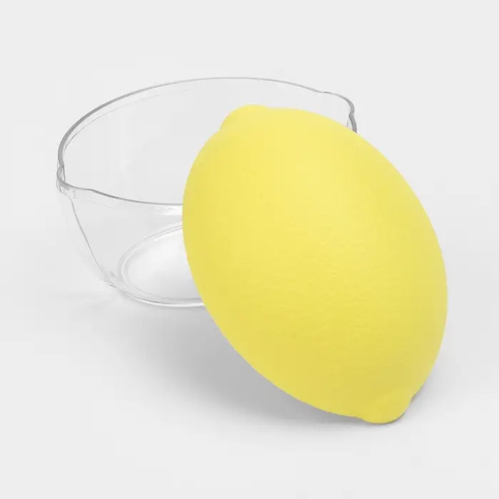 Контейнер для хранения лимона Альтернатива, 12&times;8.5&times;8.5 см, пластик, жёлтый