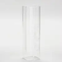 Ваза стеклянная для цветов " Цветы ", 6 х 20 см (530 мл)