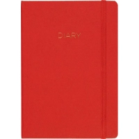 Ежедневник недатированный красный, А5 136 л., Diary, ATTACHE