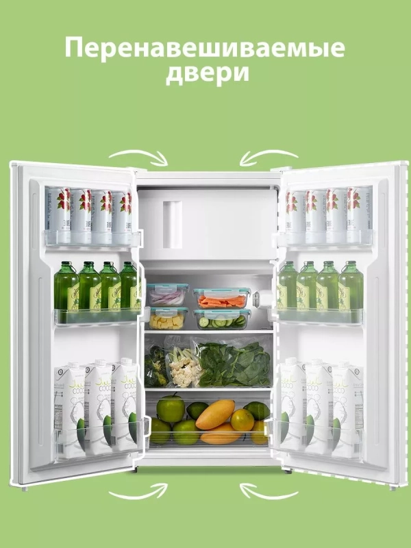 Холодильник RCD115WH1R, LED, GMCC, 80 л, однокамерный, белый Холодильник RCD115WH1R, LED, GMCC, 80 л, однокамерный, белый