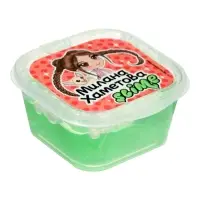 Слайм "Милана Хаметова зеленый", Slime HERO SLM324
