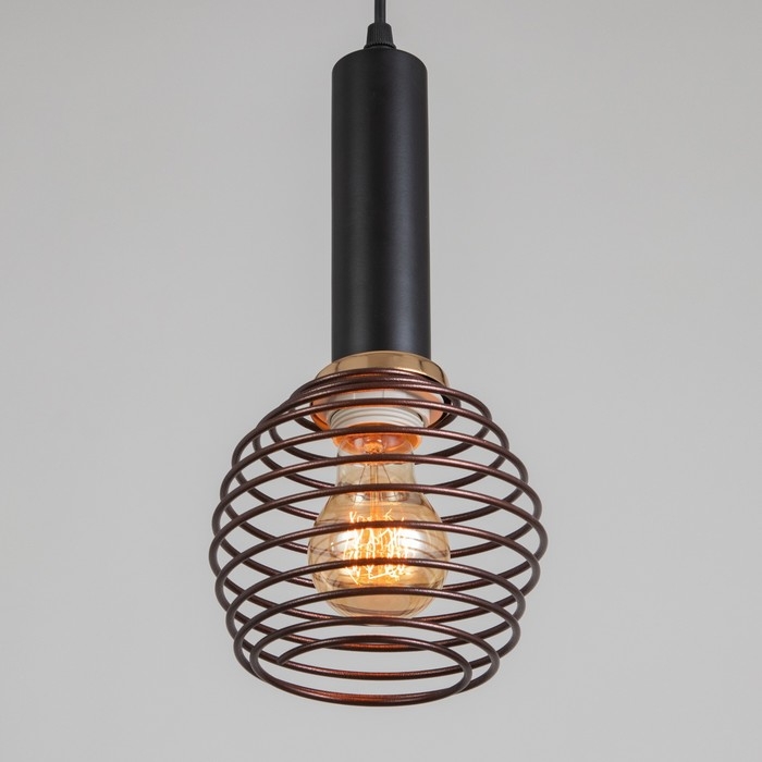 Светильник BayerLux  Светильник BayerLux "Берто" Е27 40Вт черно-серебряный 14х14х30-130 см