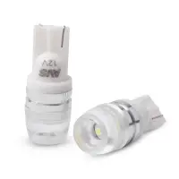 T037 T10/белый/ (W2,1x9,5d) 1,5W линза усечённая. блистер 2 шт.