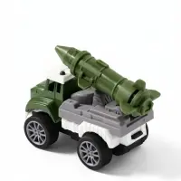 Брелок на кольце &laquo;Военный грузовик с боеголовкой&raquo; колёса крутятся 8&times;3.8&times;5.2 см