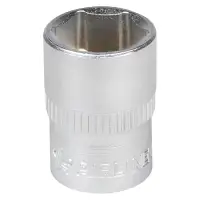 Головка торцевая 3/8"DR шестигранная 13мм, L=25мм пласт.подвес