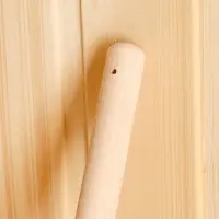 Ковш - черпак для бани и сауны &laquo;Прямой&raquo;, нержавеющая сталь, 200 мл, деревянная ручка