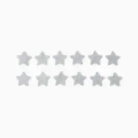 Декор "Звезды" на клеевой основе, серебро 3 см (набор 12 шт) Декор "Звезды" на клеевой основе, серебро 3 см (набор 12 шт)