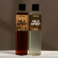 Подарочный набор косметики WILD SPIRIT, гель для душа 250 мл и шампунь для волос 250 мл, HARD LINE