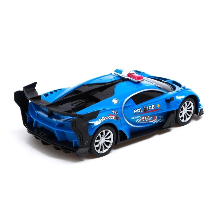 Машина радиоуправляемая «Полиция», работает от батареек, цвет синий Машина радиоуправляемая «Полиция», работает от батареек, цвет синий