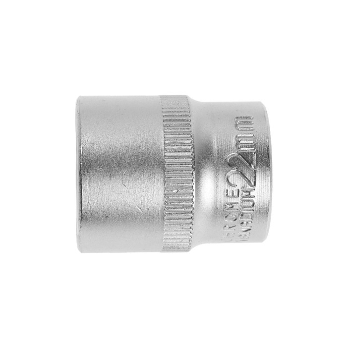 Головка торцевая шестигранная ТУНДРА, под квадрат 1/2 Головка торцевая шестигранная ТУНДРА, под квадрат 1/2", 22 мм, CrV