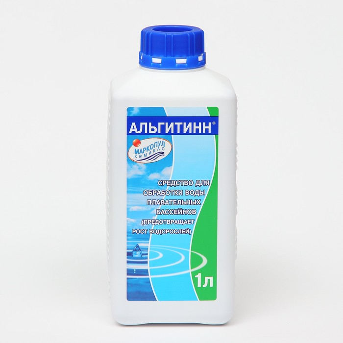 Средство для очистки воды в бассейне Средство для очистки воды в бассейне "Альгитинн", от водорослей, 1 л