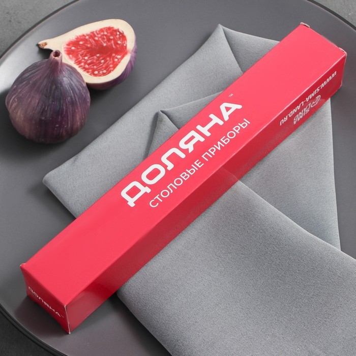 Нож столовый из нержавеющей стали Доляна «Пулкин», длина 20,6 см, толщина 2 мм, цвет серебряный Нож столовый из нержавеющей стали Доляна «Пулкин», длина 20,6 см, толщина 2 мм, цвет серебряный