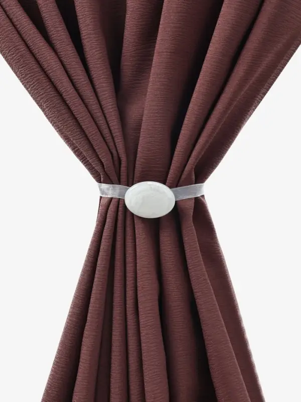 Подхват для штор, 5&times;3.5 см, цвет светло-серый