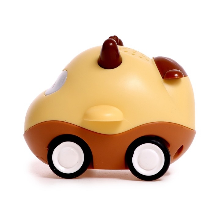 Музыкальная игрушка «Весёлые машинки», звук, свет, цвет жёлтый Музыкальная игрушка «Весёлые машинки», звук, свет, цвет жёлтый