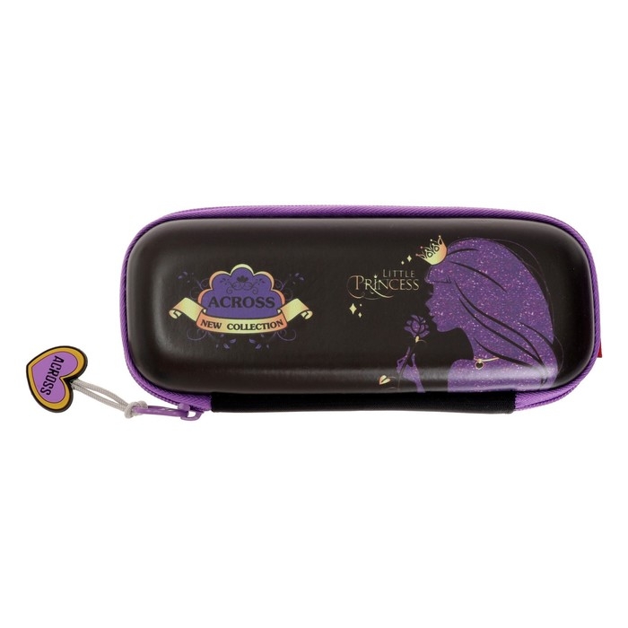 Рюкзак каркасный 35 х 28 х 15 см, Across, наполнение: мешок, пенал, брелок, фиолетовый Рюкзак каркасный 35 х 28 х 15 см, Across, наполнение: мешок, пенал, брелок, фиолетовый