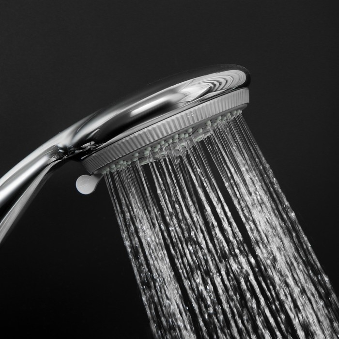 Душевая лейка ZEIN Z0505, пластик, большая, 5 режимов, хром Душевая лейка ZEIN Z0505, пластик, большая, 5 режимов, хром