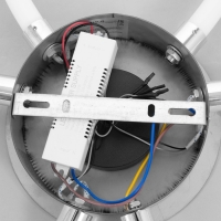 Люстра 1802/3 LED 60Вт 4000К хром 55х55х10 см BayerLux