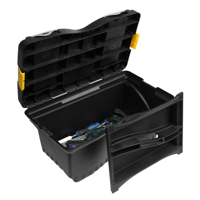 Ящик для инструмента ТУНДРА, 22 Ящик для инструмента ТУНДРА, 22", 560 х 320 х 275 мм, пластиковый