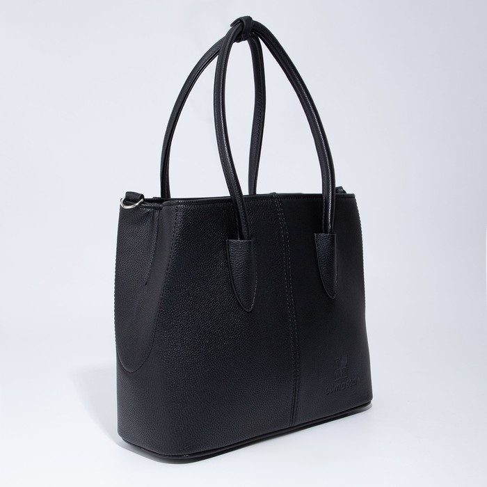 Сумка женская El Masta на молнии, наружный карман, цвет чёрный Сумка женская El Masta на молнии, наружный карман, цвет чёрный