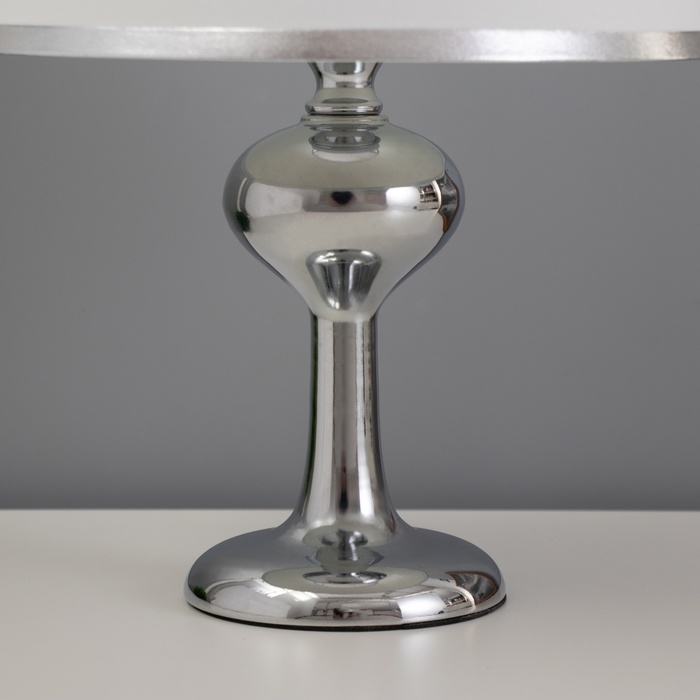 Лампа настольная Лампа настольная "Сарма" 1x60Вт E27 хром 25х25х40см RISALUX