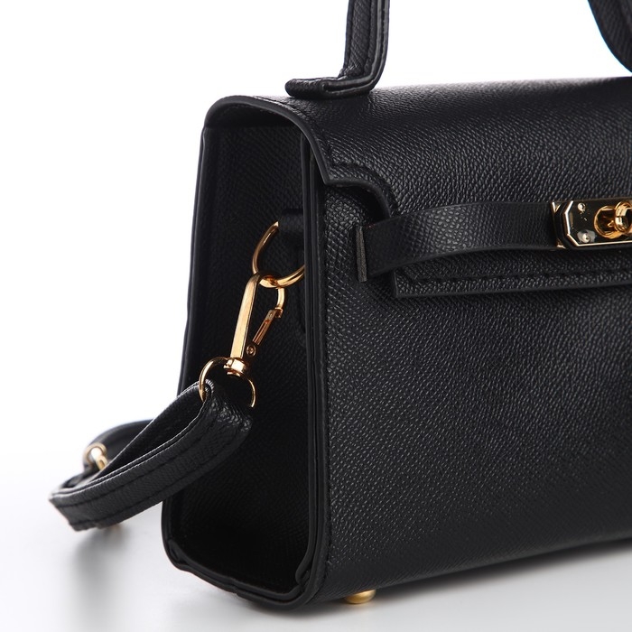 Сумка женская-мессенджер, цвет черный 19*13*7 см Сумка женская-мессенджер, цвет черный 19*13*7 см