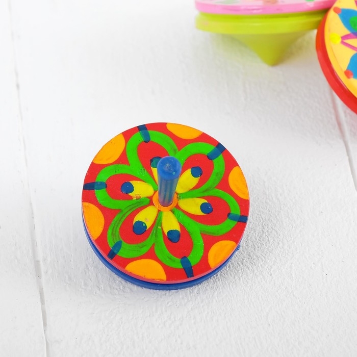 Волчок двойной большой Волчок двойной большой "Расписной", МИКС