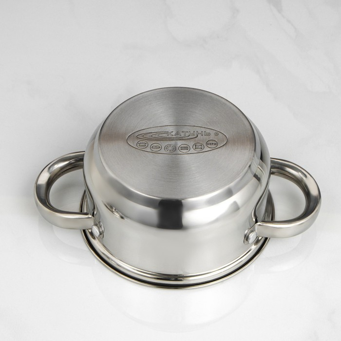 Кастрюля «Гретта», 1 л, d=14 см, капсульное дно, индукция