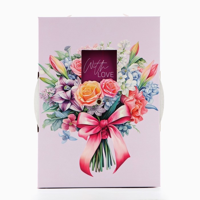 Коробка складная «Букет для тебя », 21 х 15 х 7 см Коробка складная «Букет для тебя », 21 х 15 х 7 см