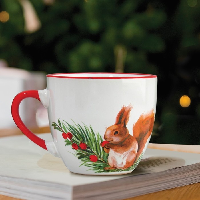 Новый год. Чайная пара «Новогодняя сказка», 250 мл Новый год. Чайная пара «Новогодняя сказка», 250 мл