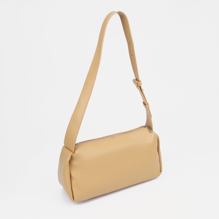 Кросс-боди на молнии, цвет бежевый Кросс-боди на молнии, цвет бежевый