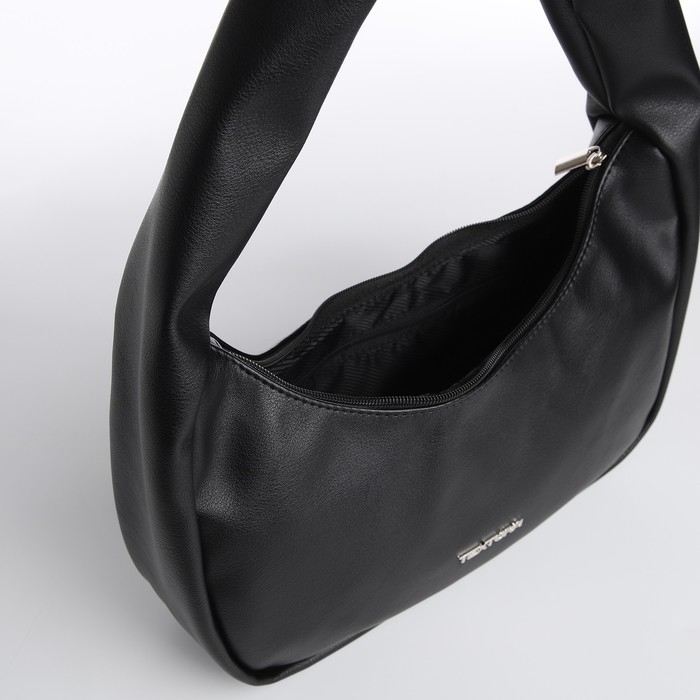 Сумка женская TEXTURA, багет, маленький размер, цвет чёрный Сумка женская TEXTURA, багет, маленький размер, цвет чёрный