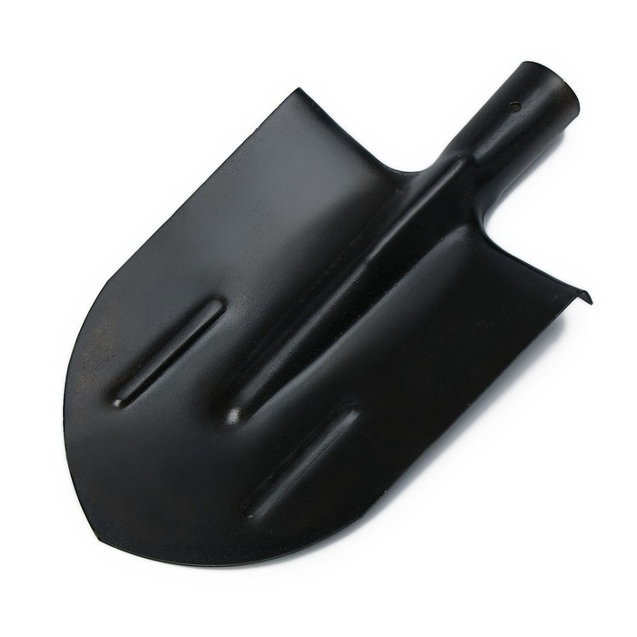 Лопата штыковая, острая, тулейка 40 мм, без черенка, МИКС Лопата штыковая, острая, тулейка 40 мм, без черенка, МИКС