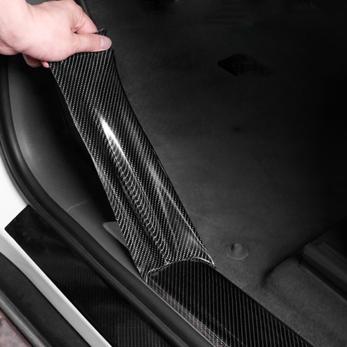 Защитная лента для автомобиля, под карбон, 3×300 см, самоклеящаяся Защитная лента для автомобиля, под карбон, 3×300 см, самоклеящаяся