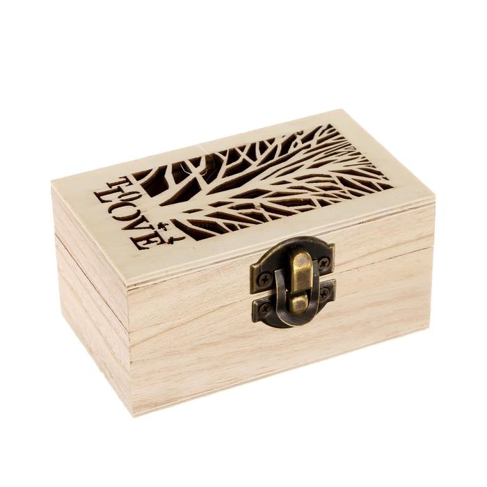 Шкатулка дерево для росписи To LOVE 6х10х5 см Шкатулка дерево для росписи To LOVE 6х10х5 см