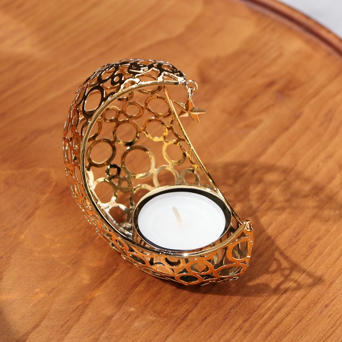 Подсвечник Подсвечник "Полумесяц", медь, 9,8х10,5 см