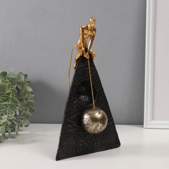 Сувенир полистоун  Сувенир полистоун "Абстракция. Тяжёлый труд" 9,5х16,3х27 см