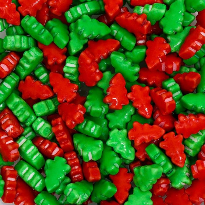 Новый год. Посыпка кондитерская "Новогодняя ёлочка", микс, 50 г Новый год. Посыпка кондитерская "Новогодняя ёлочка", микс, 50 г