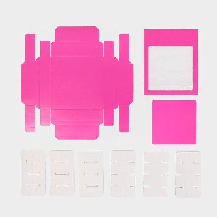 Коробка для конфет, кондитерская упаковка, 16 ячеек, «Фуксия» 17.7 х 17.7 х 3.8 см Коробка для конфет, кондитерская упаковка, 16 ячеек, «Фуксия» 17.7 х 17.7 х 3.8 см