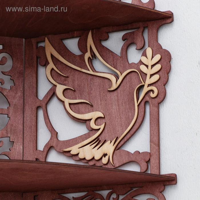 Иконостас № 6, цвет орех, 61х18х39 см Иконостас № 6, цвет орех, 61х18х39 см