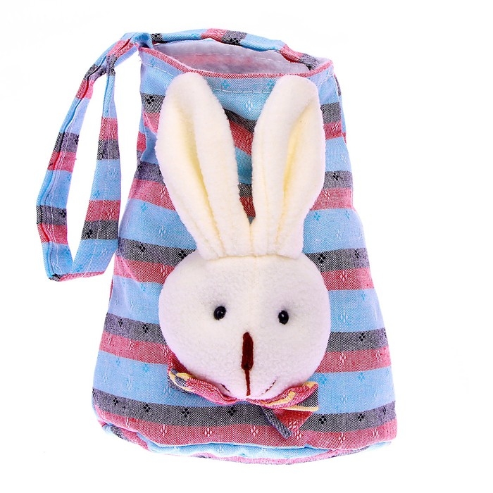 Сумка «Зайка», 20 × 16 см, цвета МИКС