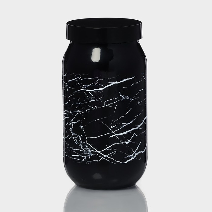 Банка стеклянная для сыпучих продуктов «Марбл», 1 л Банка стеклянная для сыпучих продуктов «Марбл», 1 л