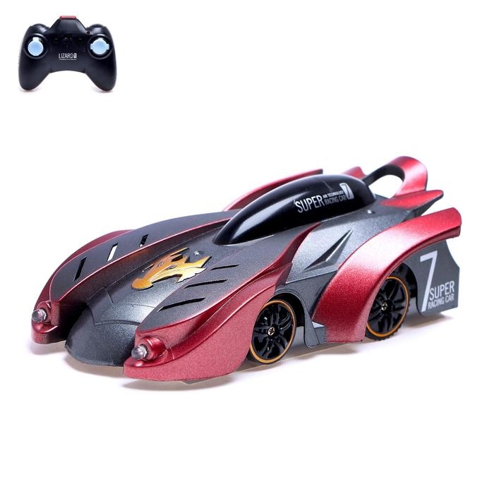 Антигравитационная машинка Wall Racer, радиоуправление, аккумулятор, ездит по стенам, МИКС Антигравитационная машинка Wall Racer, радиоуправление, аккумулятор, ездит по стенам, МИКС