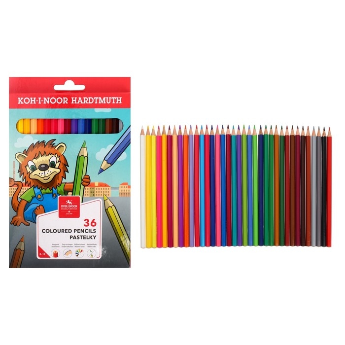 Карандаши 36 цветов LION Карандаши 36 цветов LION