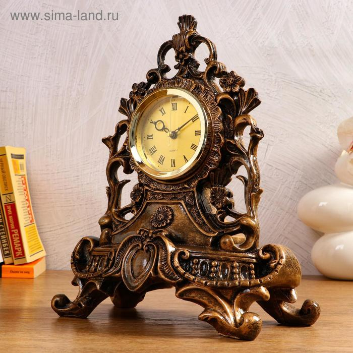 Часы настольные интерьерные на батарейках Часы настольные интерьерные на батарейках "Родос", 28 х 36.5 см, d-8.5 см